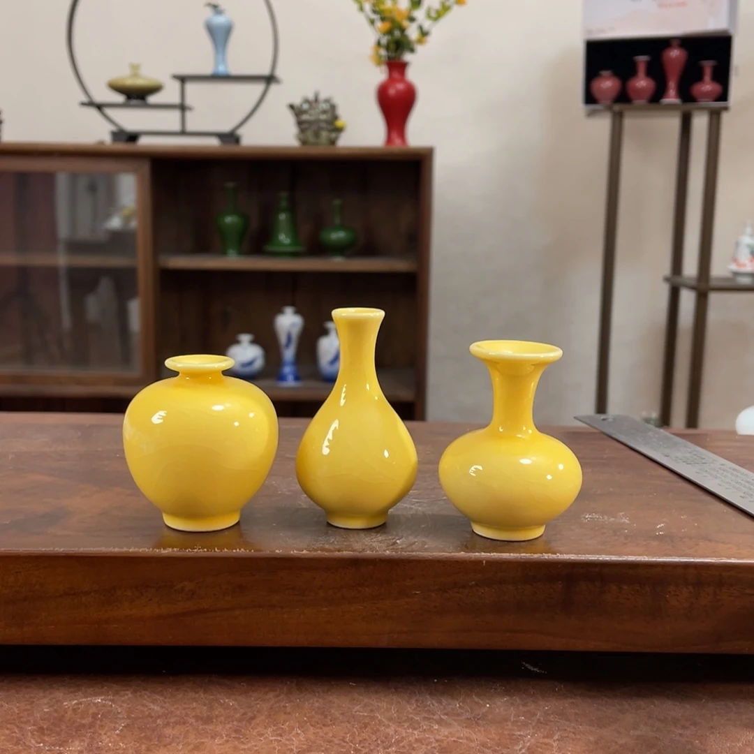 瓷片陶瓷艺术小花瓶