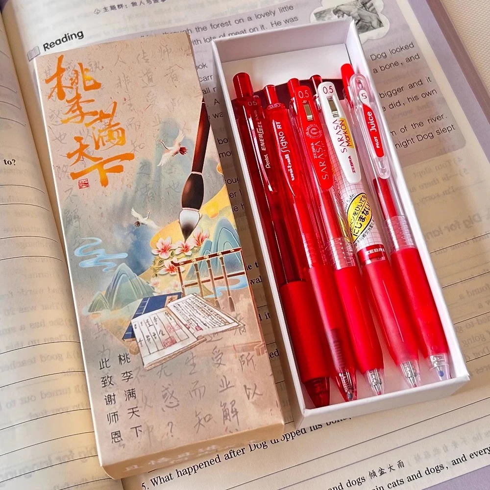 【教师节礼物】日本ZEBRA/斑马组合批改作业老师专用红笔礼盒