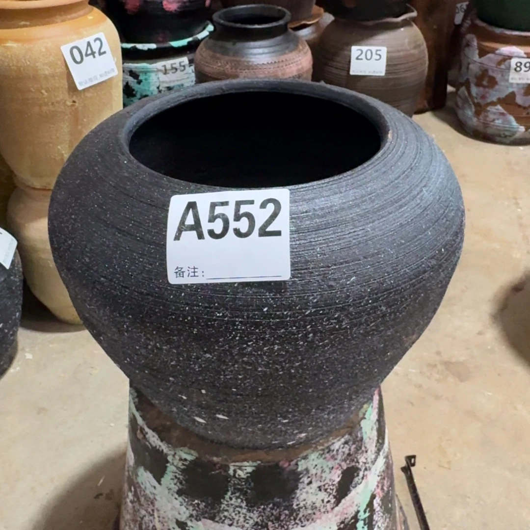 粗陶552带孔高度17口径13（无孔水培下单备注）