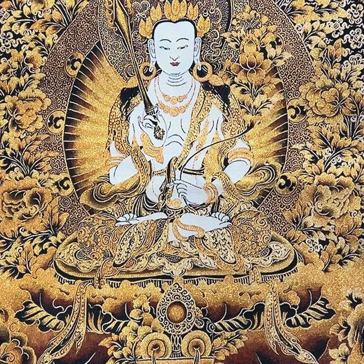 国画新年快乐新播纯手绘