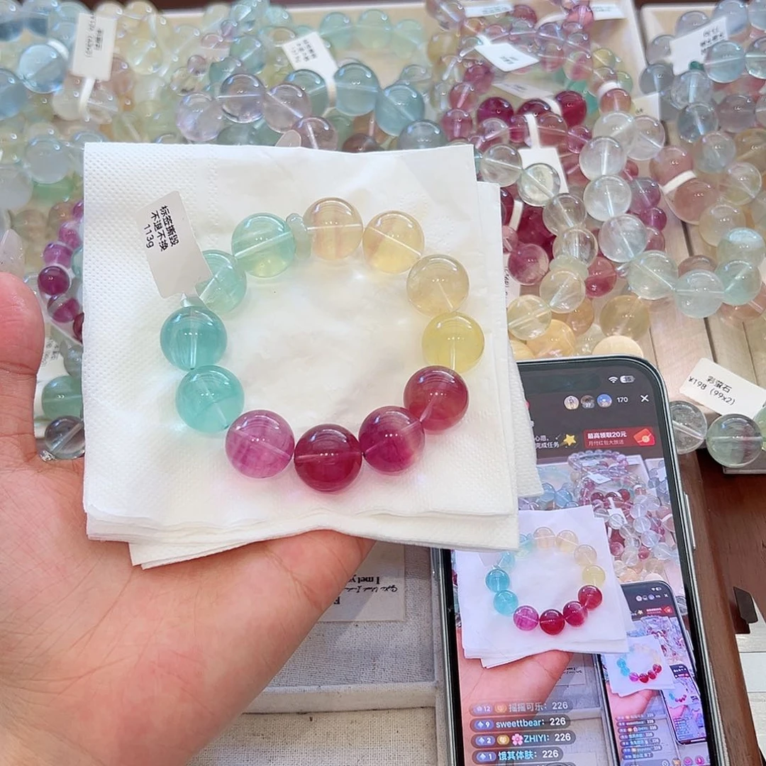 水晶手链未镶嵌小****好48小时鉴赏