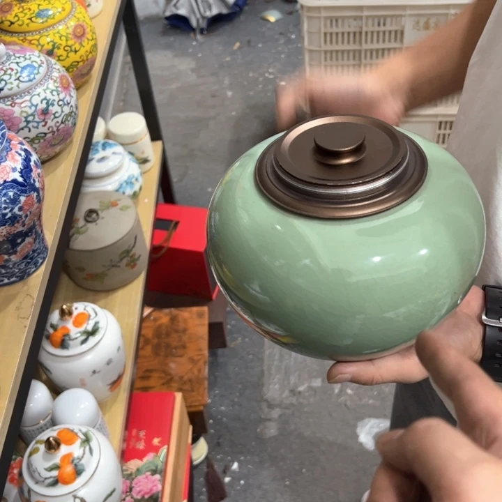 瑕疵福利品陶瓷茶叶罐