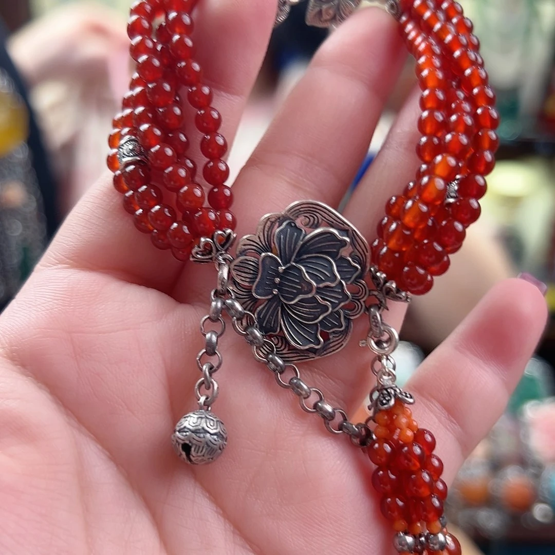 手链玛瑙未镶嵌国风