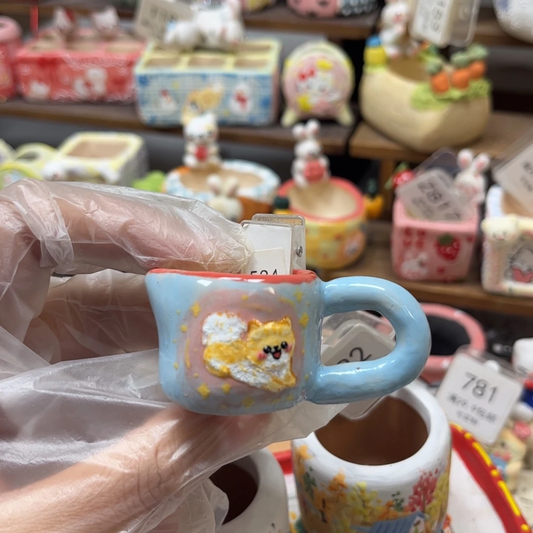 多***盘534杯子手绘花盆手绘