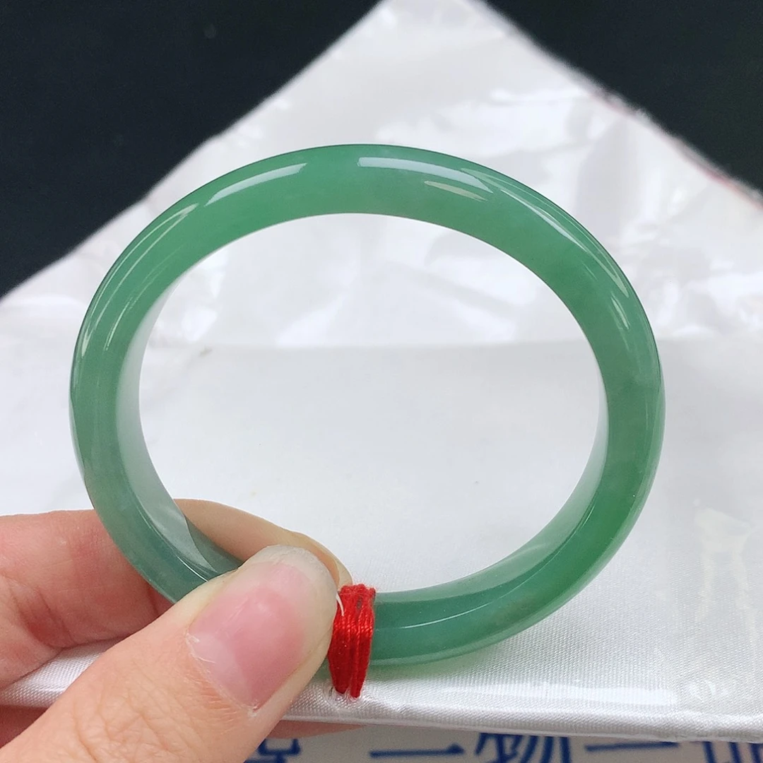 翡翠手镯未镶嵌缅甸天然翡翠手镯贵妃278