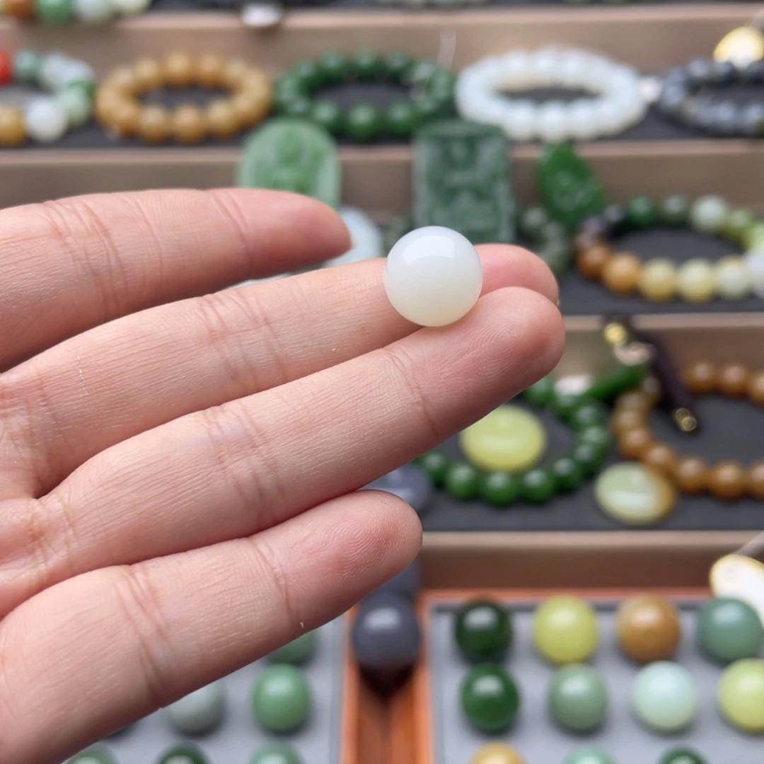 和田玉未镶嵌手链12