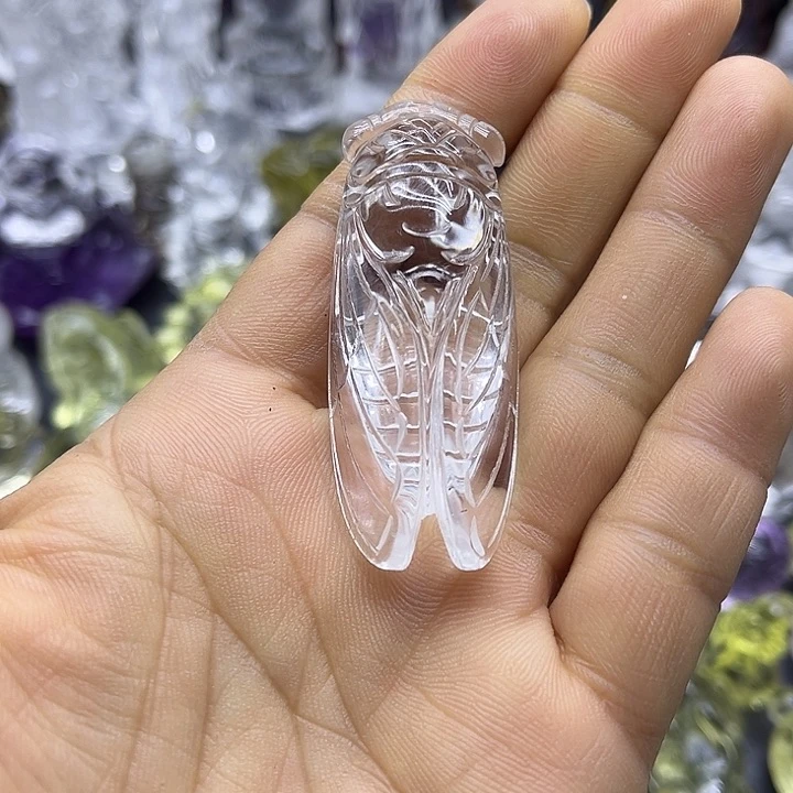 水晶摆件未镶嵌安****春摆件