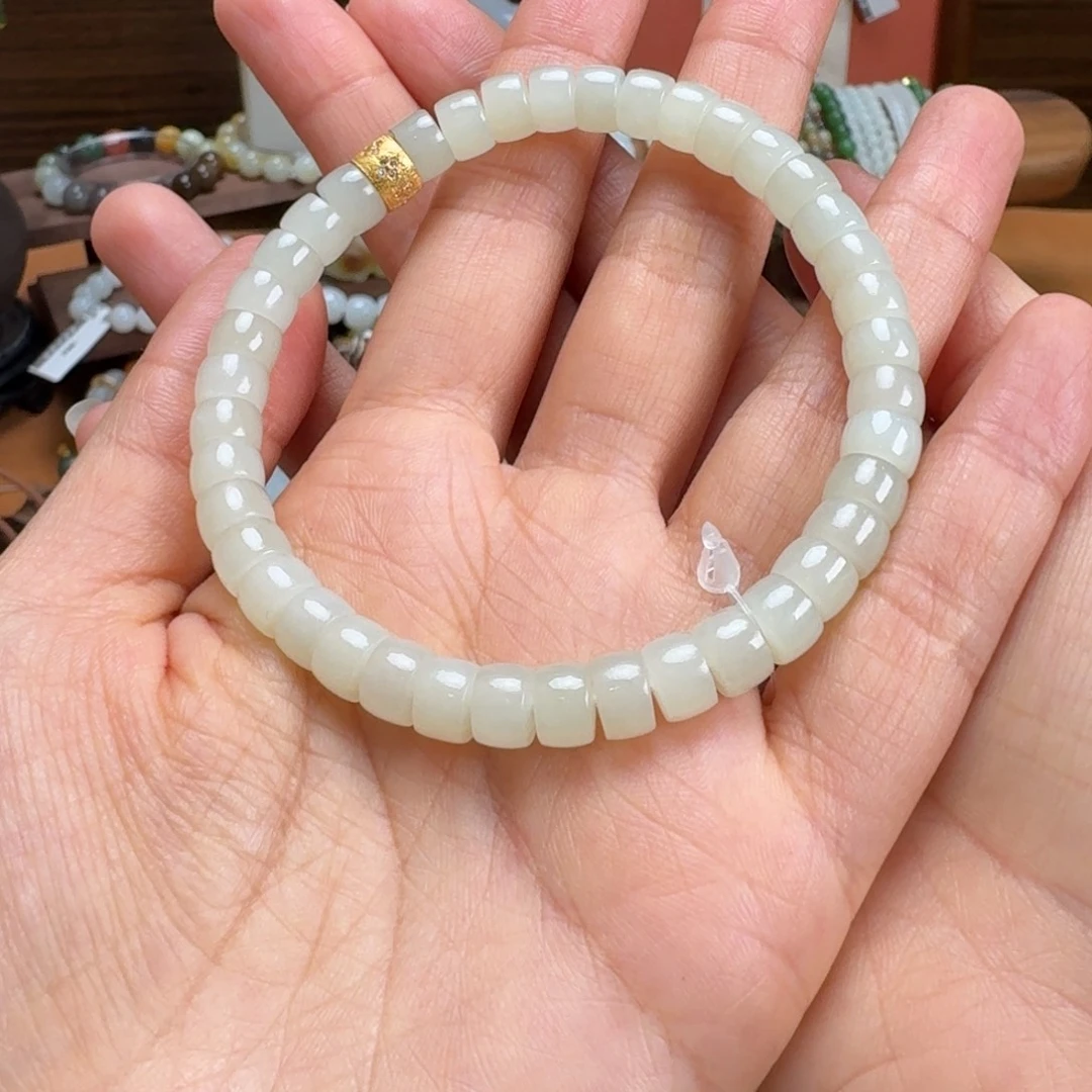 和田玉（糖玉）未镶嵌手链