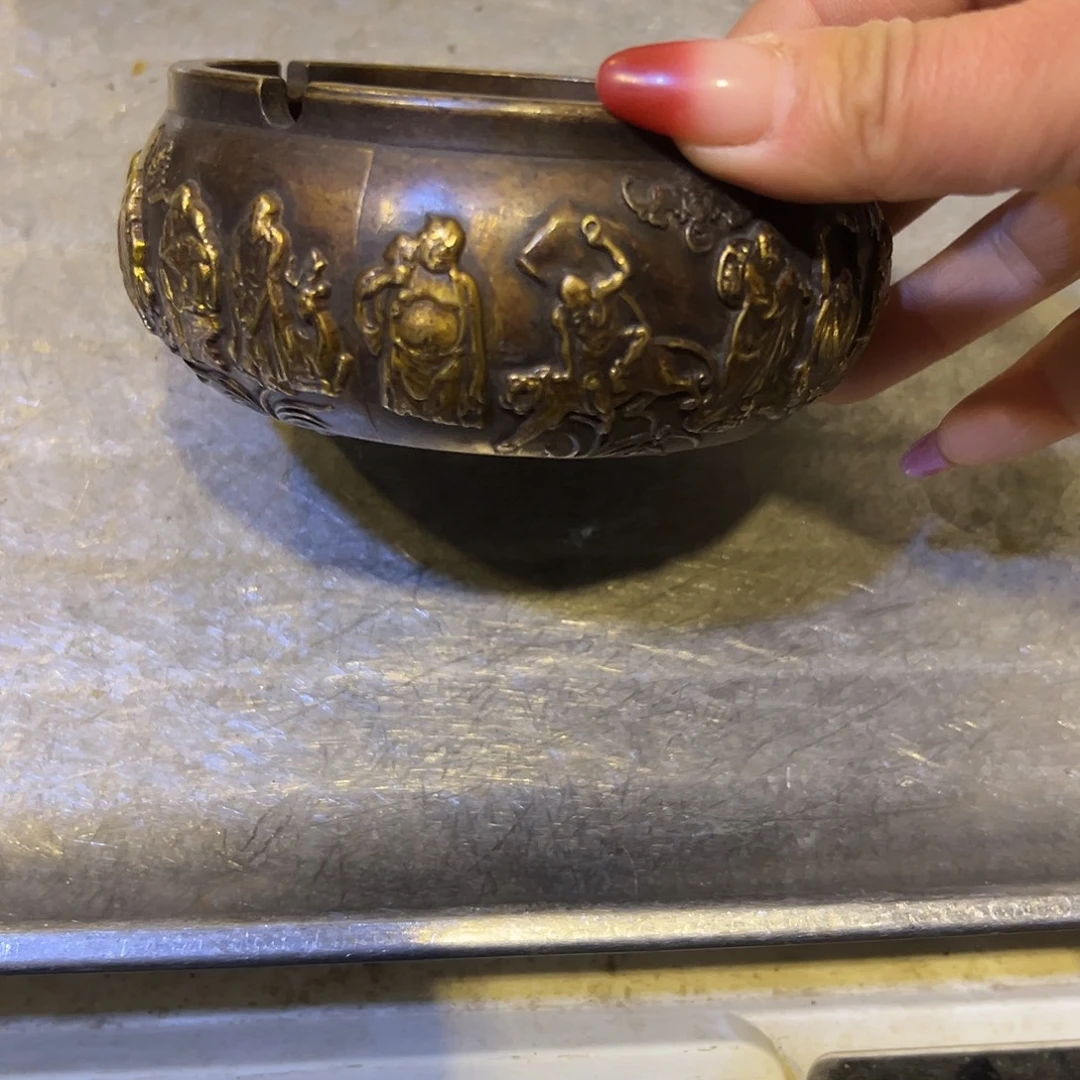 黄铜摆件，文房摆件