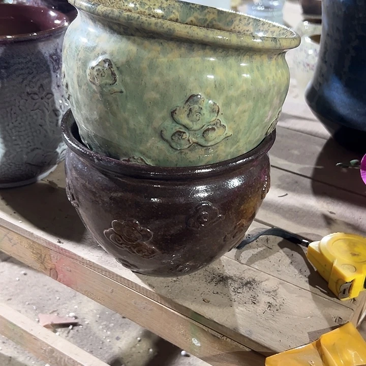 紫砂花盆花盆花盆