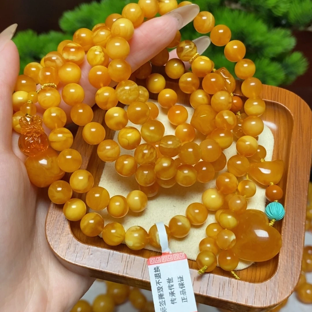 【闪购商品】未镶嵌蜜蜡手链手串