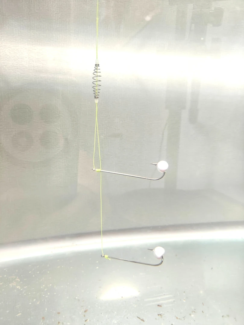 鲢鳙水平钓组  鲢鳙长柄钩  长柄鲢鳙钩（包含5套钩子和1包泡沫豆