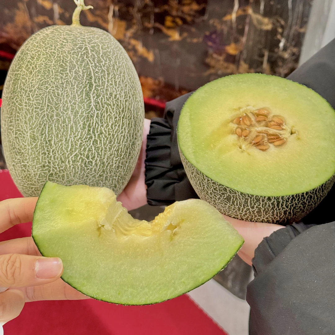森叔源选 当季限定新疆天山雪蜜蜜瓜约6-9斤【顺丰包邮】