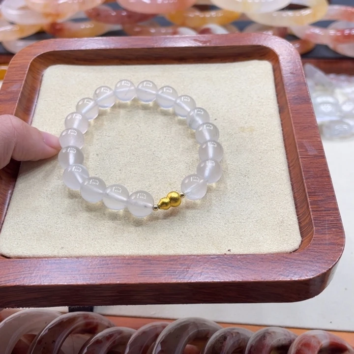 硅胶纯铜手串宝石