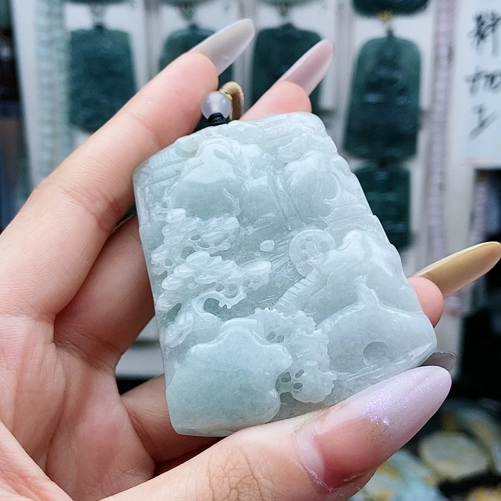 翡翠未镶嵌颈饰翡翠