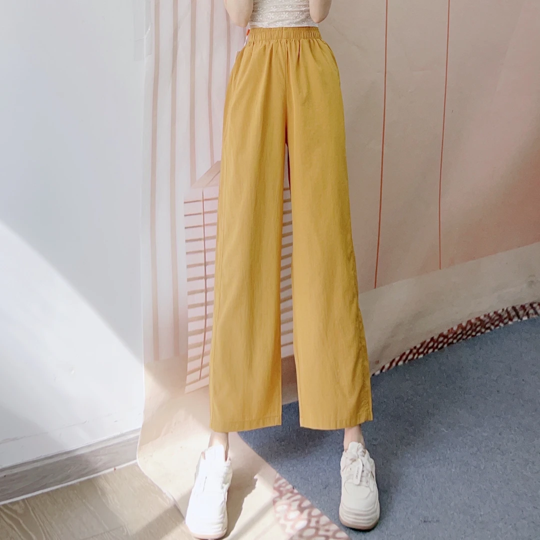 776高腰柔软百搭韩版阔腿裤2776/XJ