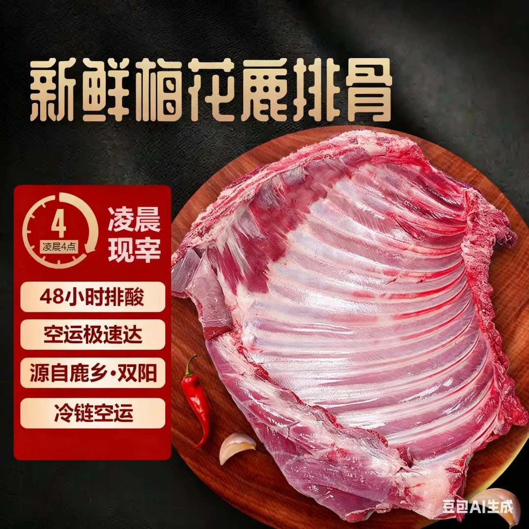 【排骨】 现场称重 鹿乡特产自家养殖顺丰冷链包邮