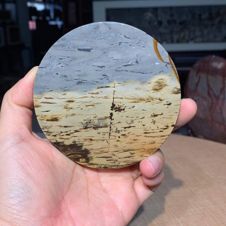 广西国画石摆件，观赏收藏