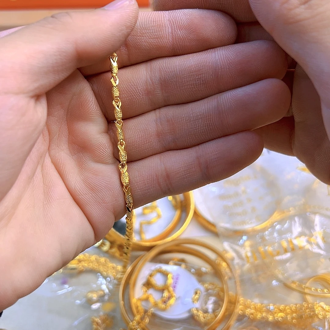 铜合金无小鱼的手链