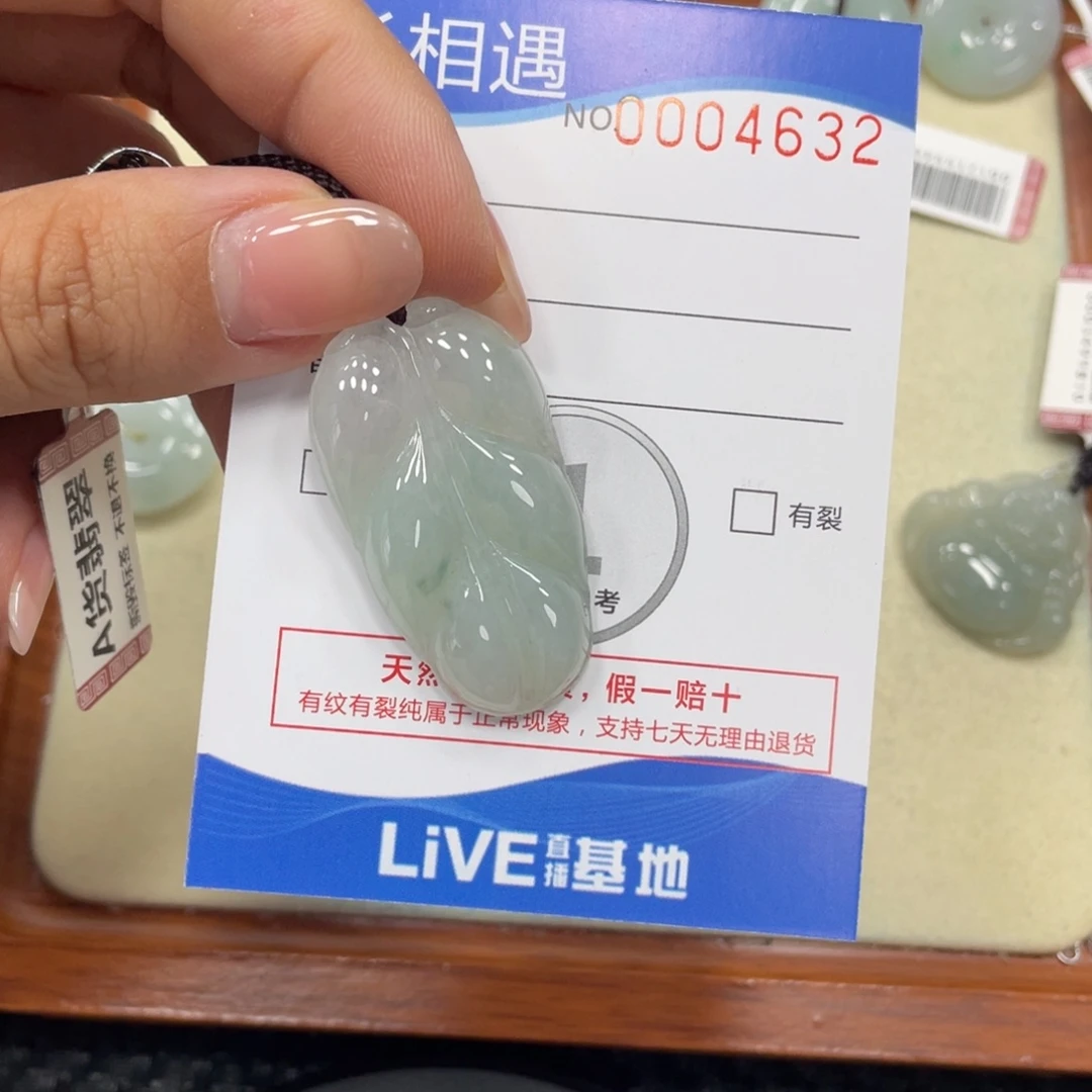 颈饰未镶嵌翡翠翡翠吊坠x4632