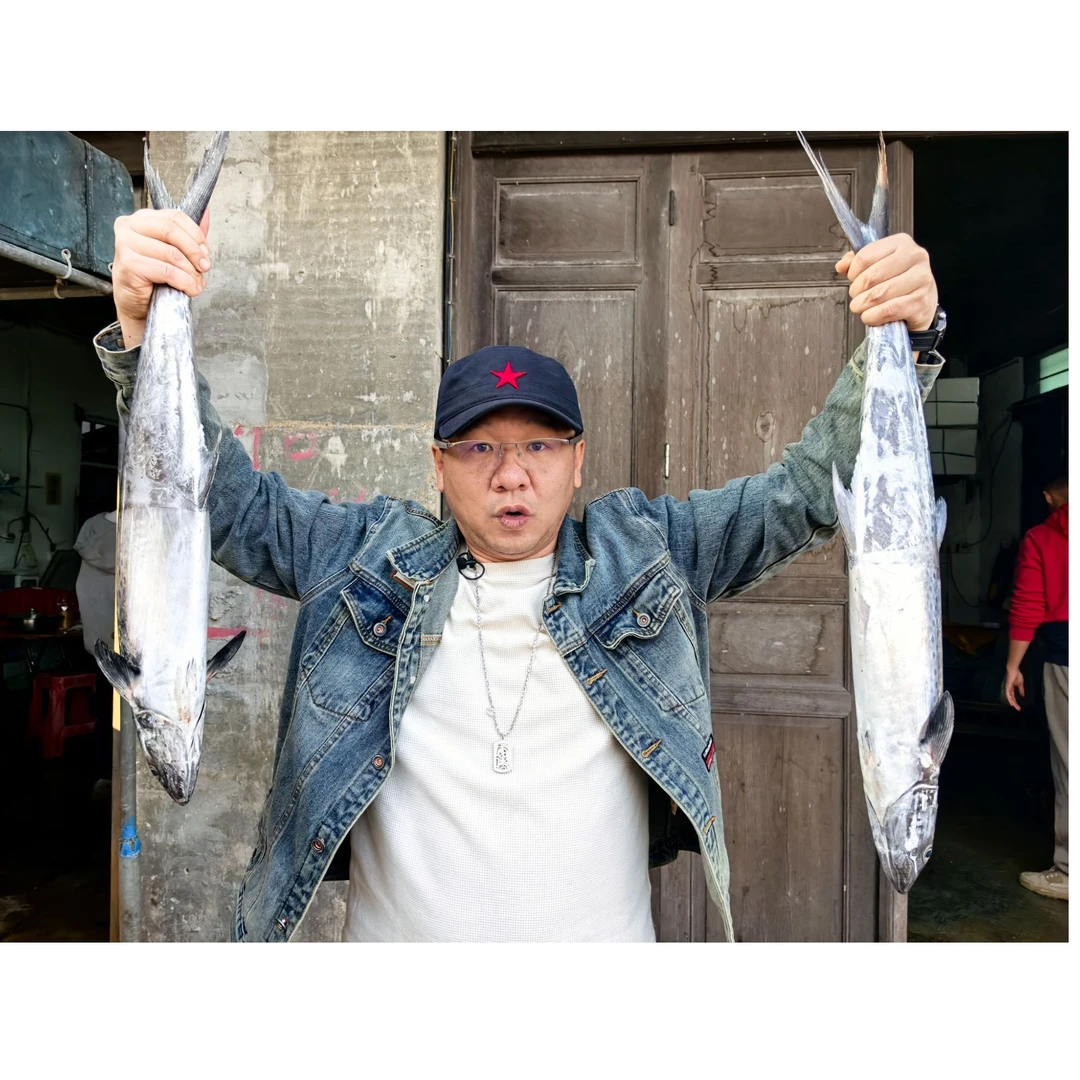 海南正宗七州列岛扁鲛马鲛鱼原条鲜切真空打包顺丰发货