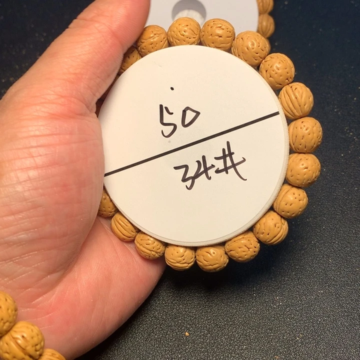 桃核手串34号健健康康