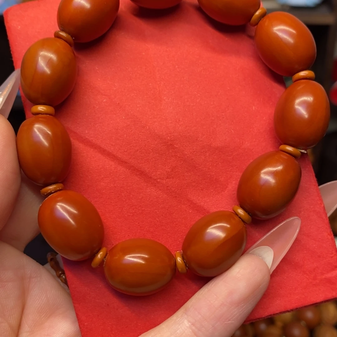 橄榄核手串/手链鹅蛋光珠