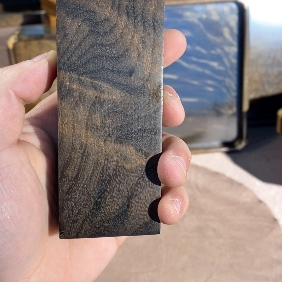 阴沉木金丝楠木手把件