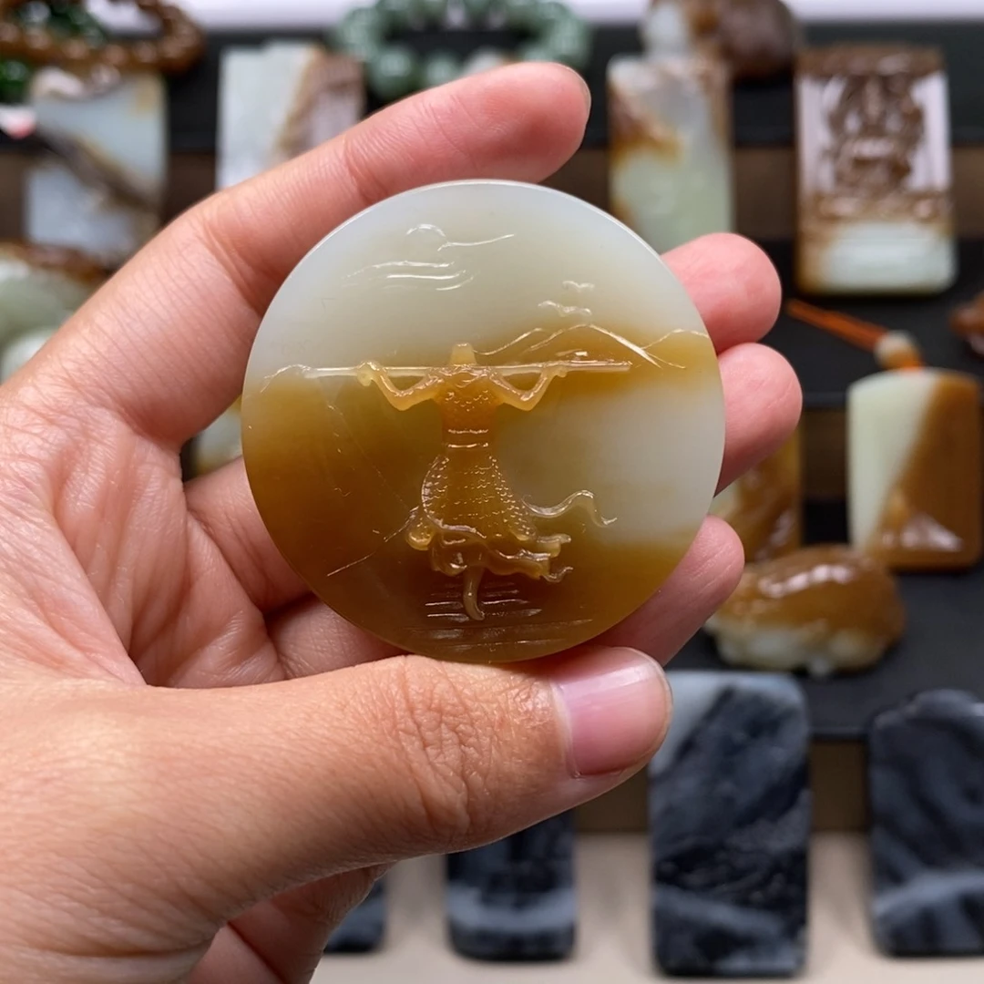 未镶嵌和田玉挂件