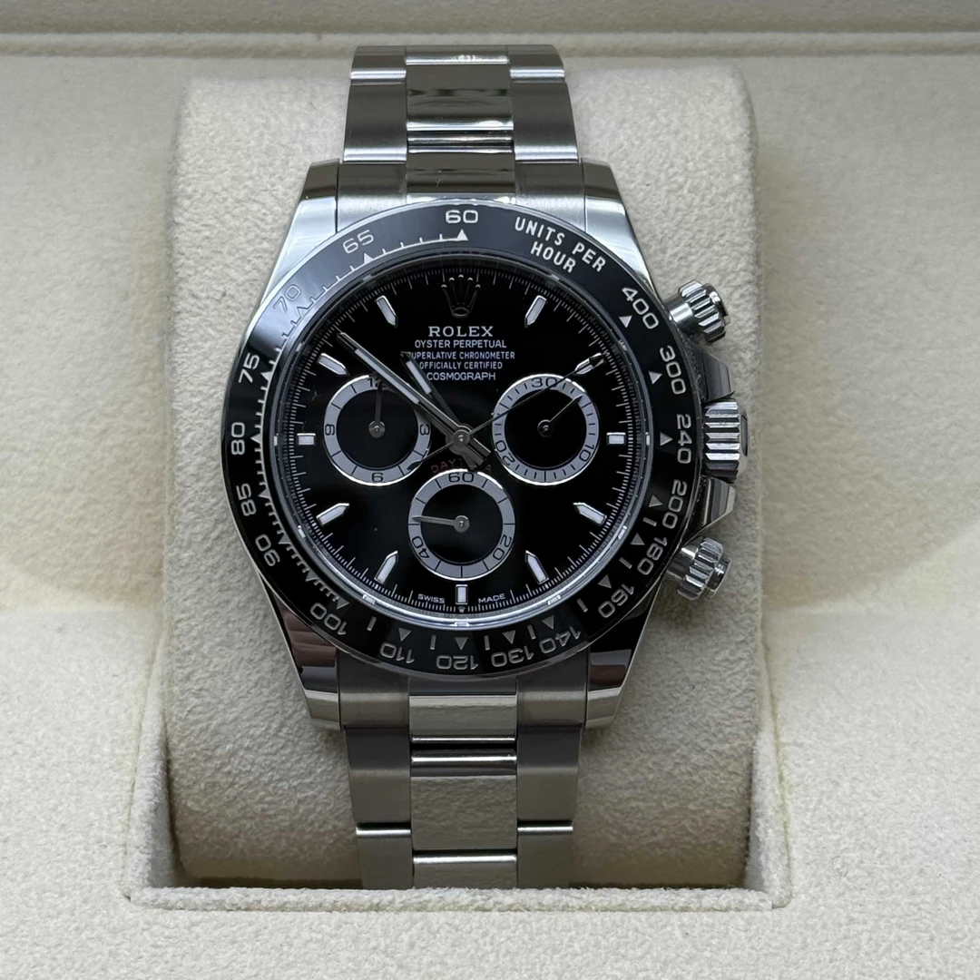99新 Rolex/劳力士 劳力士/Rolex 迪通拿黑熊猫 m126500-25年全套