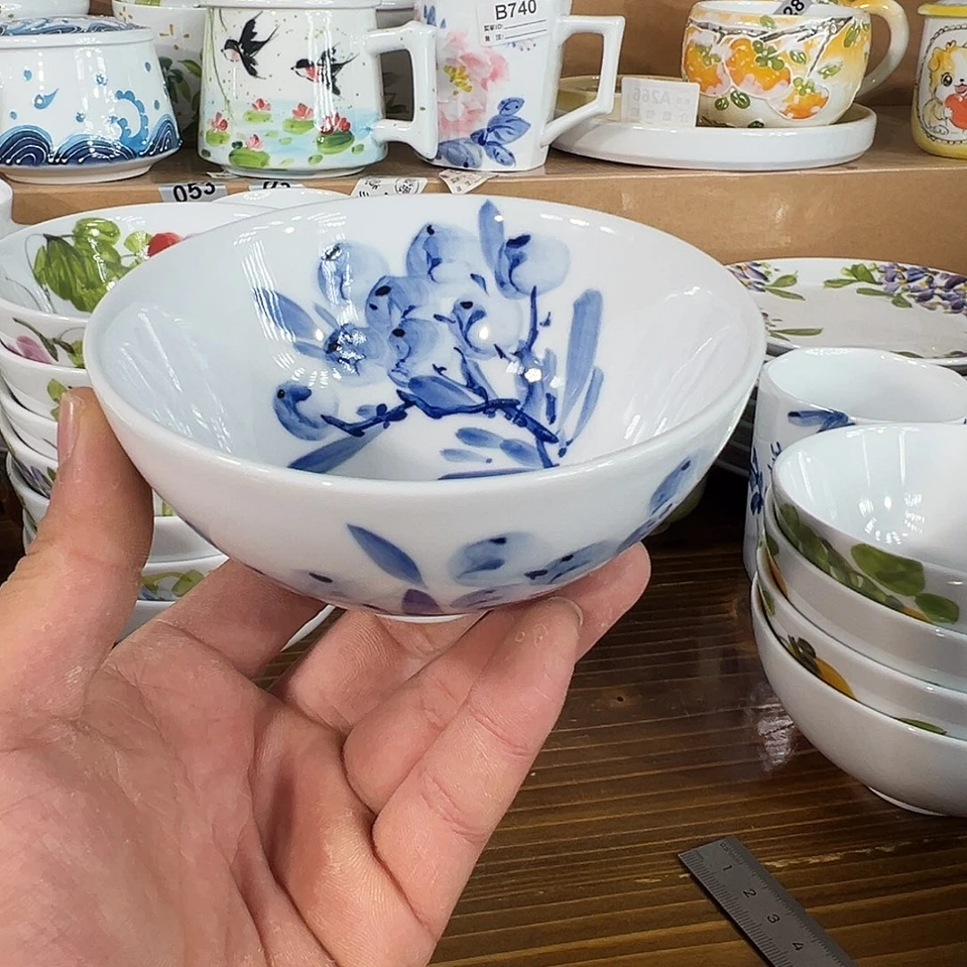 陶瓷景德镇高温釉下陶瓷4.6寸碗