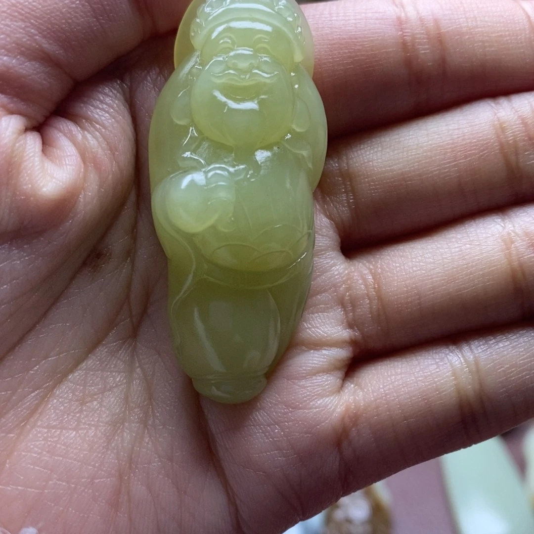 吊坠(不含链)未镶嵌和田玉（糖玉）