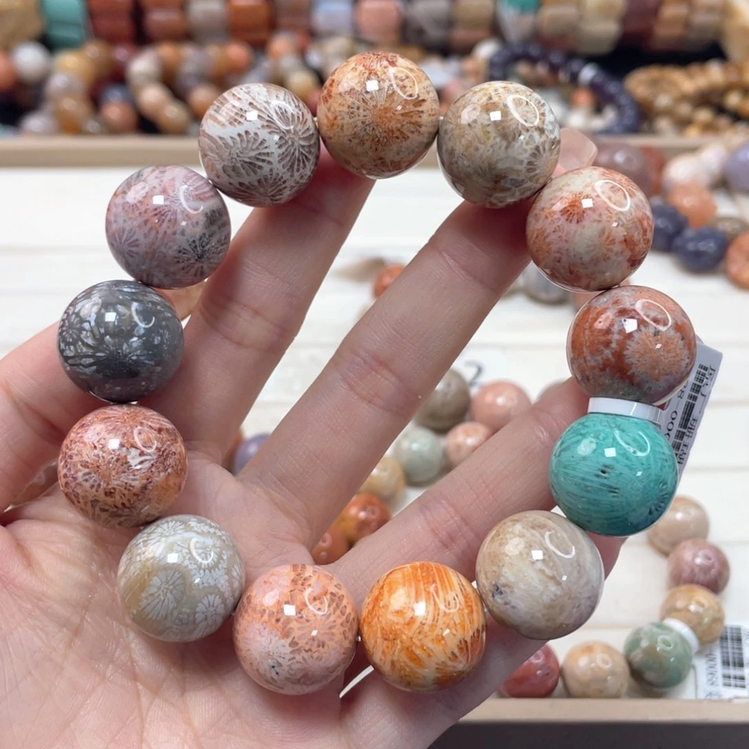 未镶嵌手链硅化珊瑚（珊瑚玉）j****4177