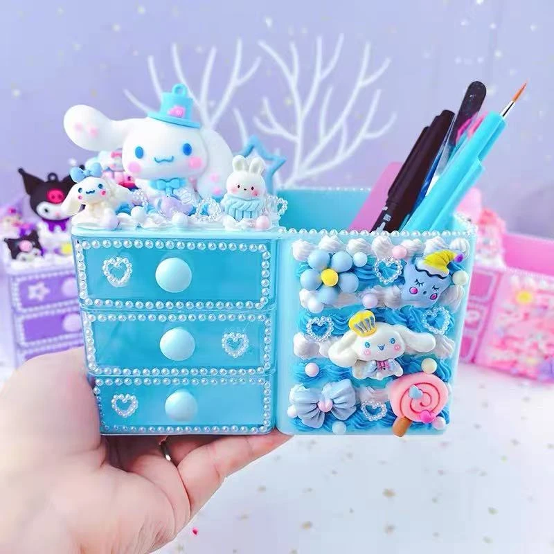 (1)可爱笔筒贴贴系列diy时尚创意可爱配件