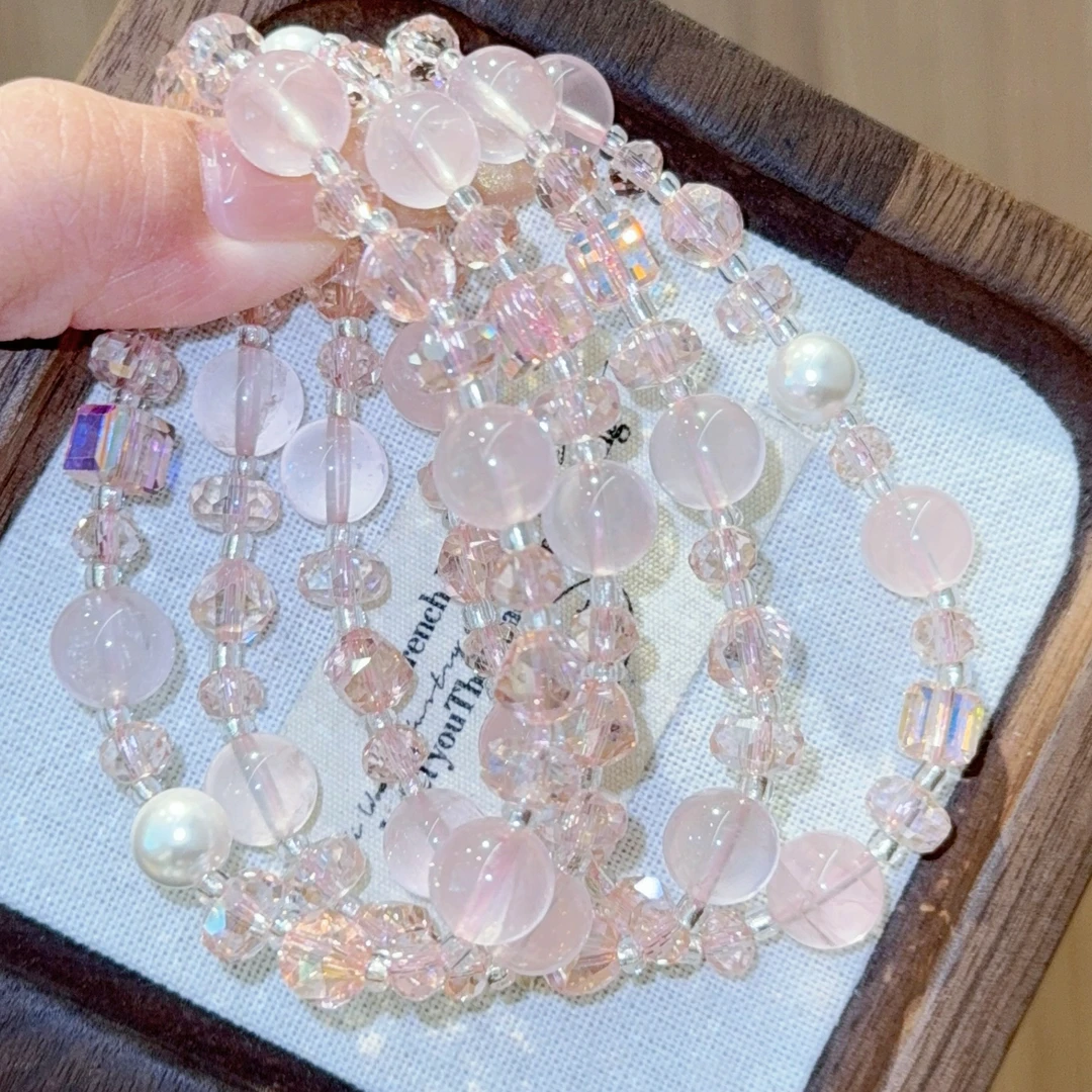 【福利款】蜜桃冰块&粉水晶D36