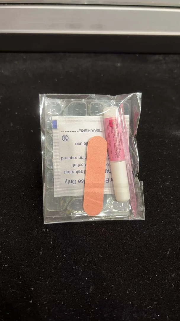 （10套）穿戴甲专用透明防水胶水强力快干粘钻甲片适用美甲