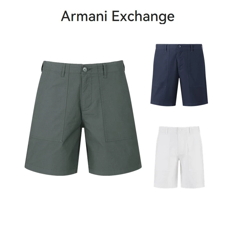 AX阿玛尼Armani 新品 男士休闲裤短裤五分裤 3DZS28 ZN4JZ