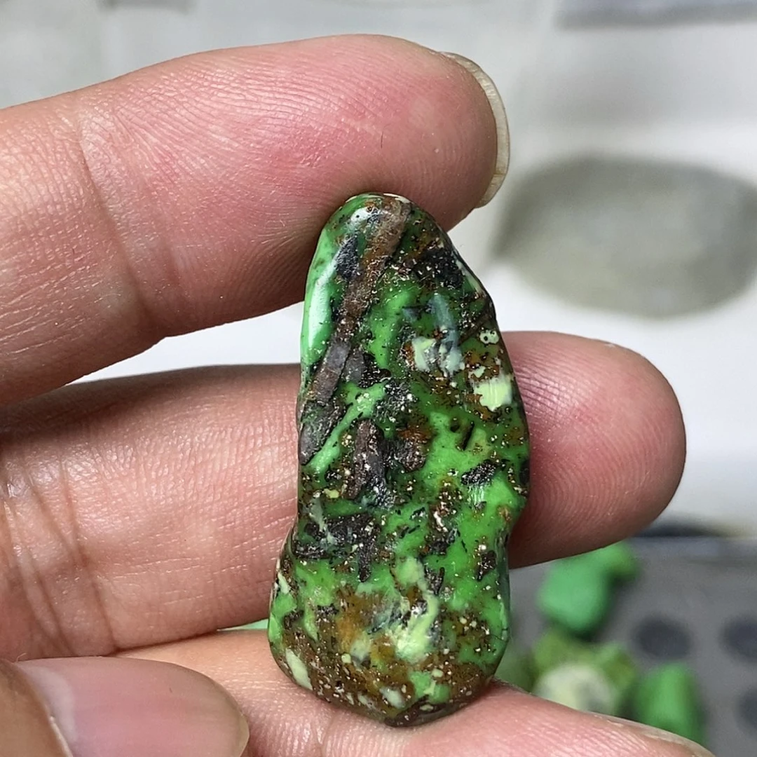 绿松石珠宝奇石未镶嵌