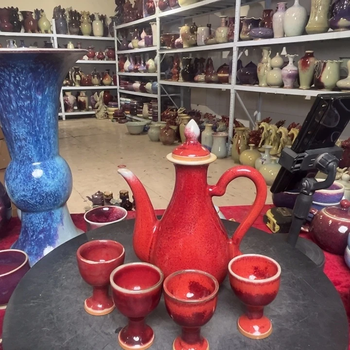 瓷片牛家钧窑牛自恒老师煤烧