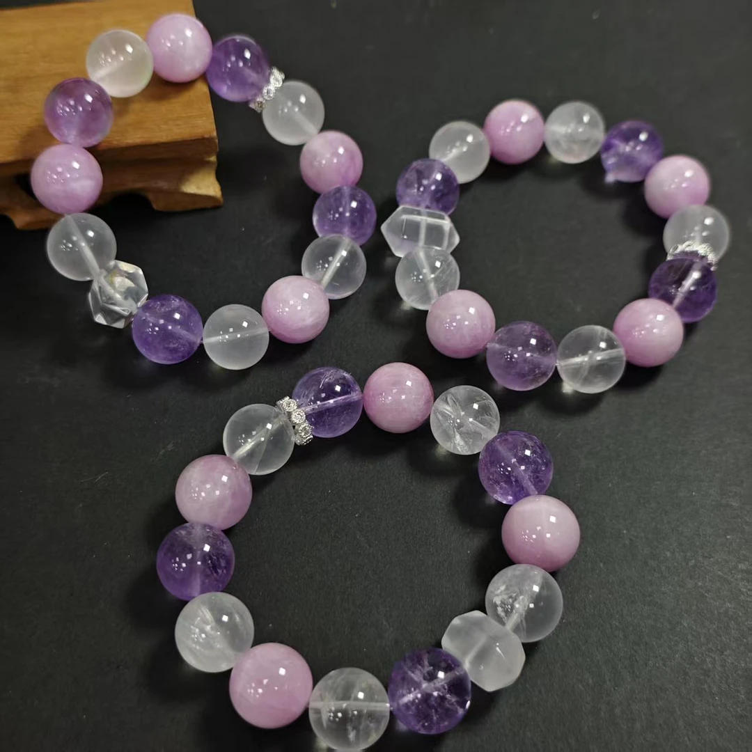 【书记甄选】天然原创水晶单圈手链 多样性发一件 约13-14mm 8518CF