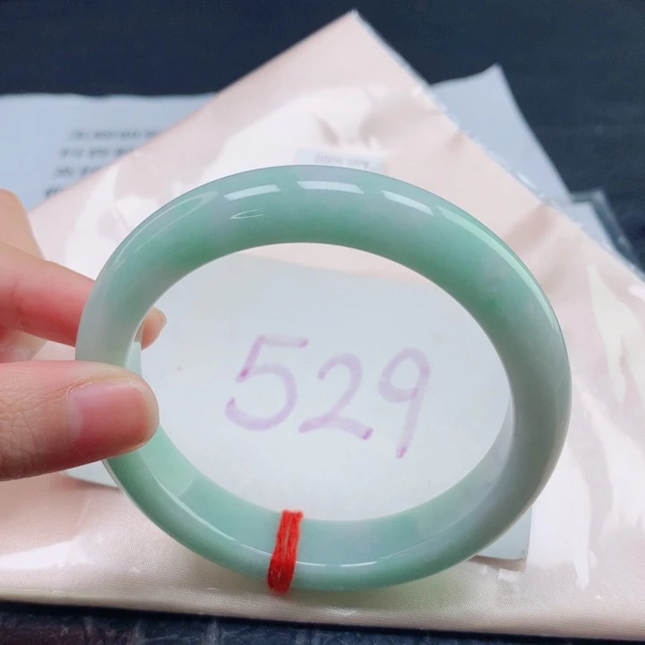 翡翠未镶嵌手镯圈口596061