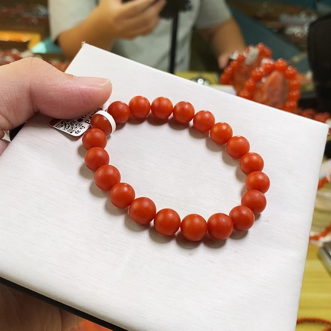 南红玛瑙未镶嵌手链