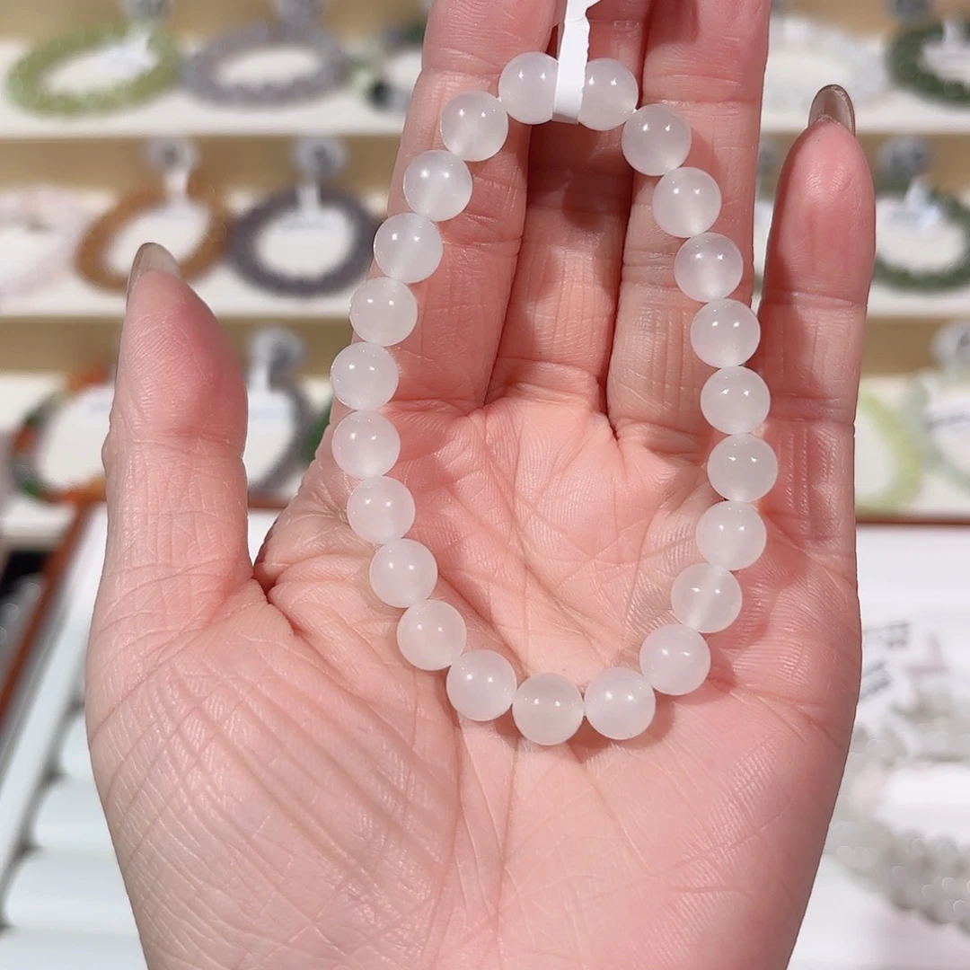 和田玉手链未镶嵌春*V