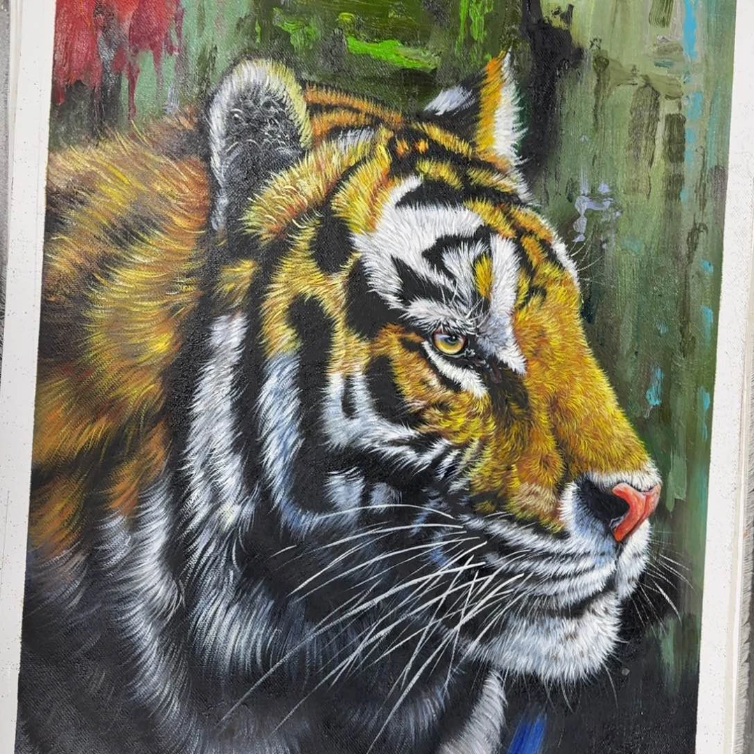 油画加油加油努力加油加油