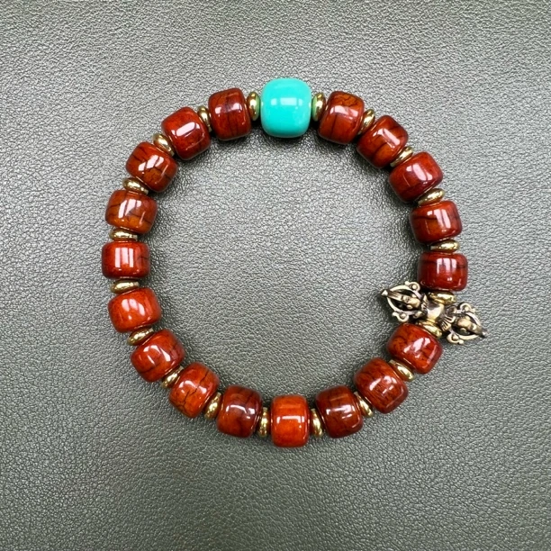 藏式骨质金刚杵手串