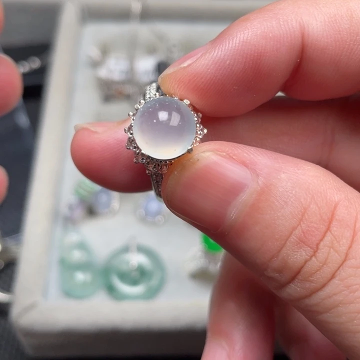 翡翠未镶嵌戒指缅甸天然翡翠