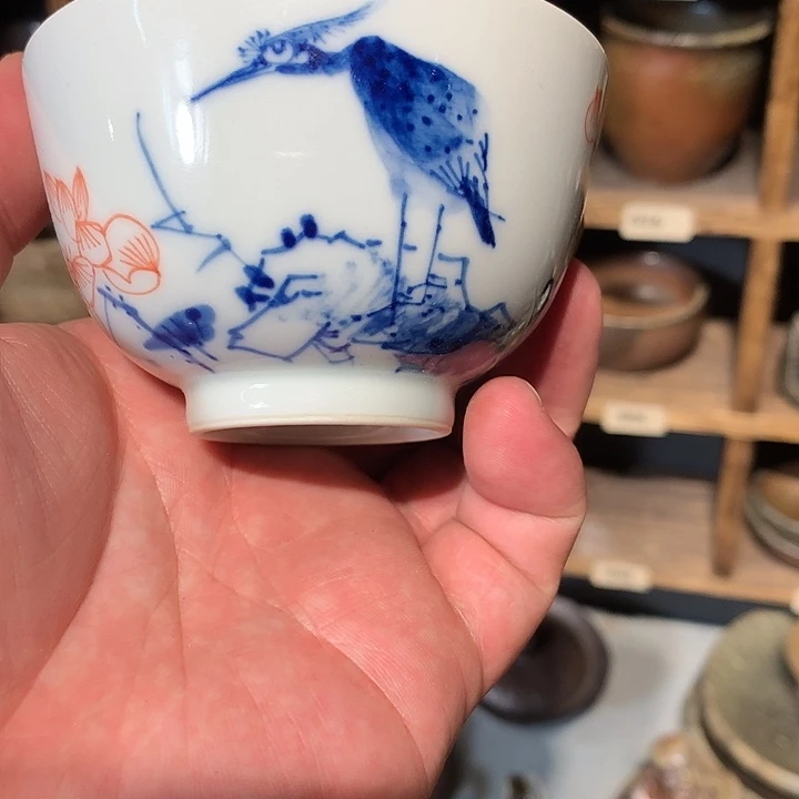 朵***爸柴烧手绘杯子一个