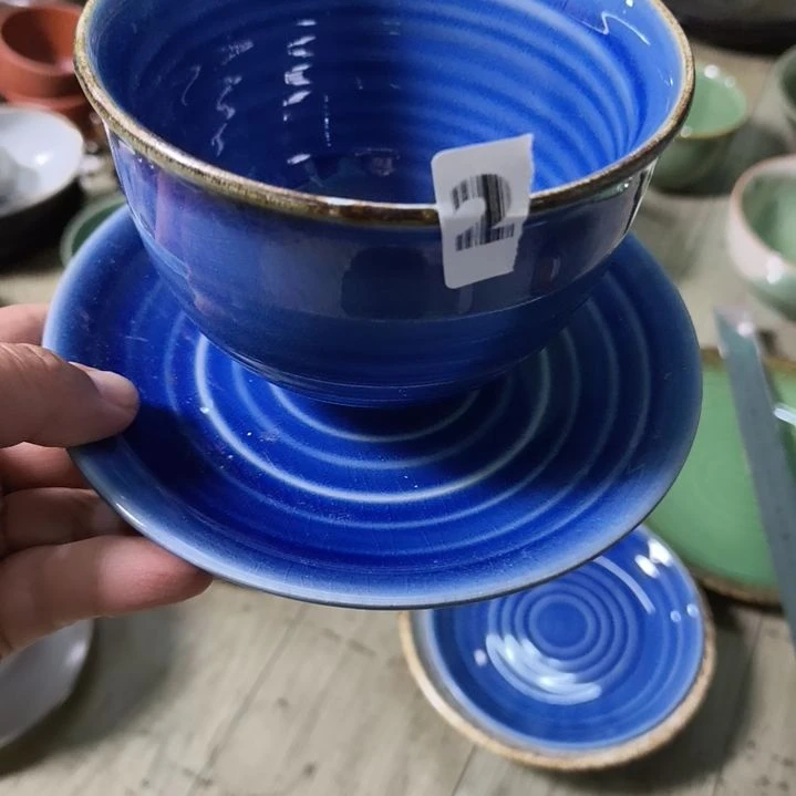 瓷片磁州窑五厂盘碗壶杯有瑕疵