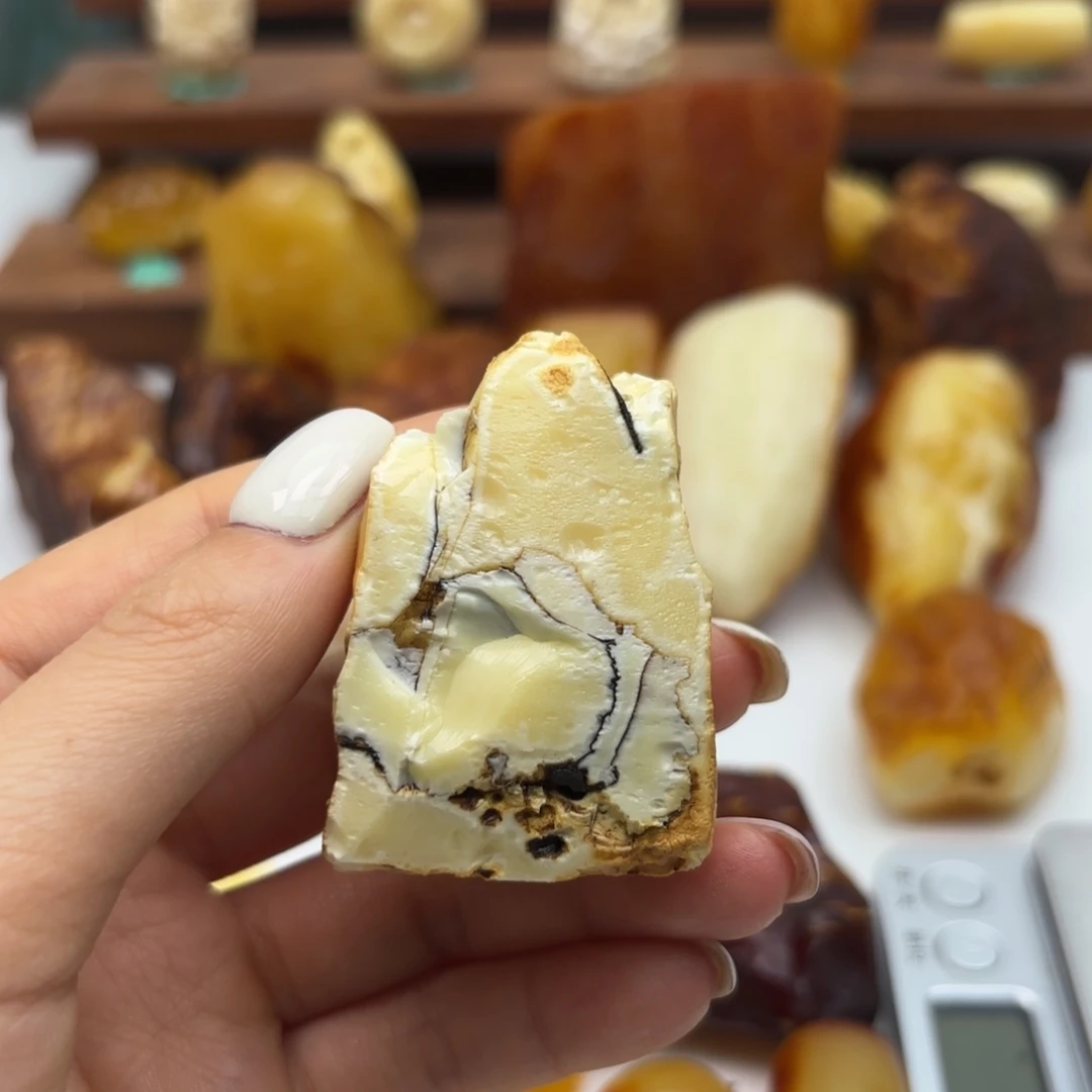 家***宝定制琥珀未镶嵌不退不换