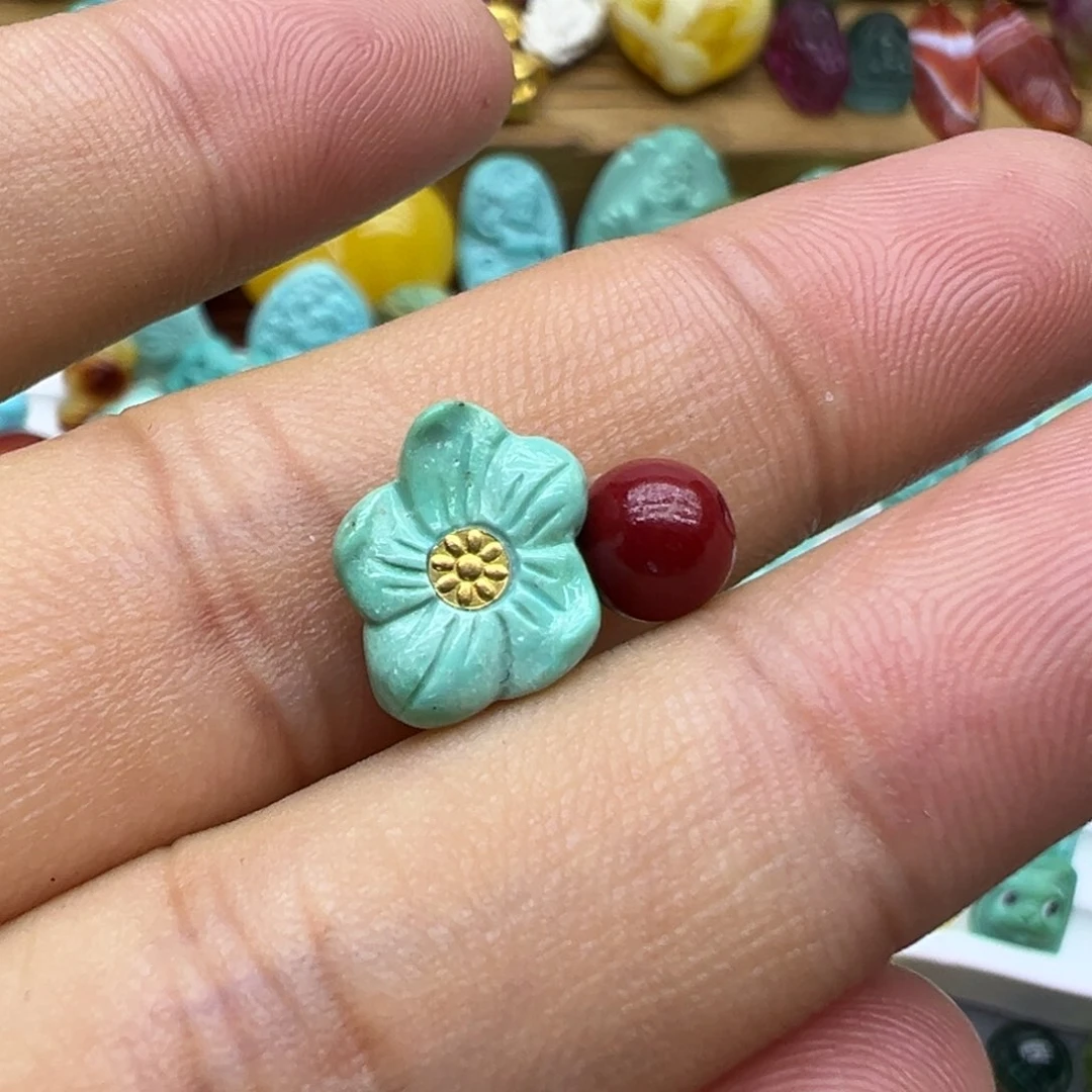 南红玛瑙颈饰未镶嵌